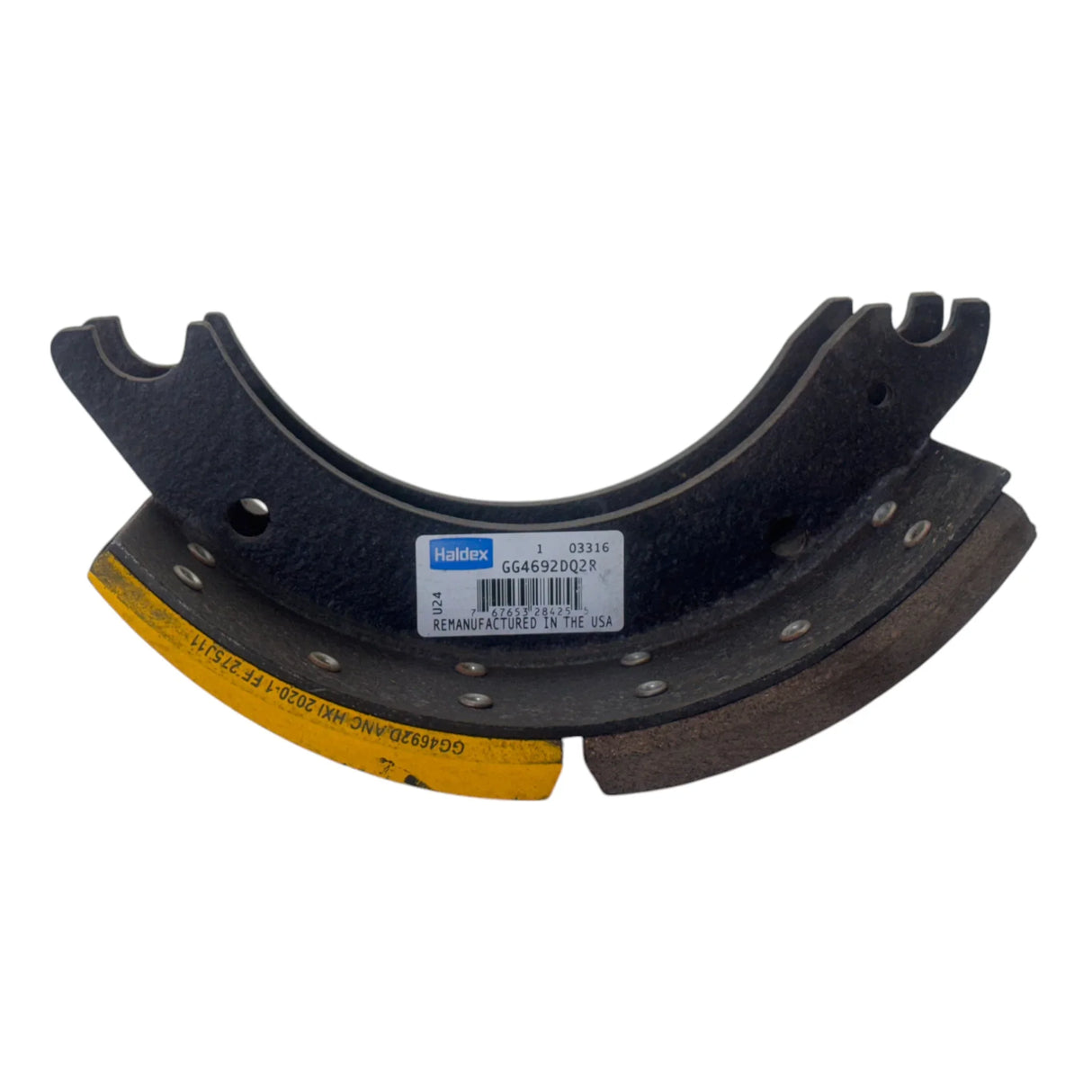 GG4692DQ2R Genuine Haldex Drum Brake Shoe - Truck To Trailer