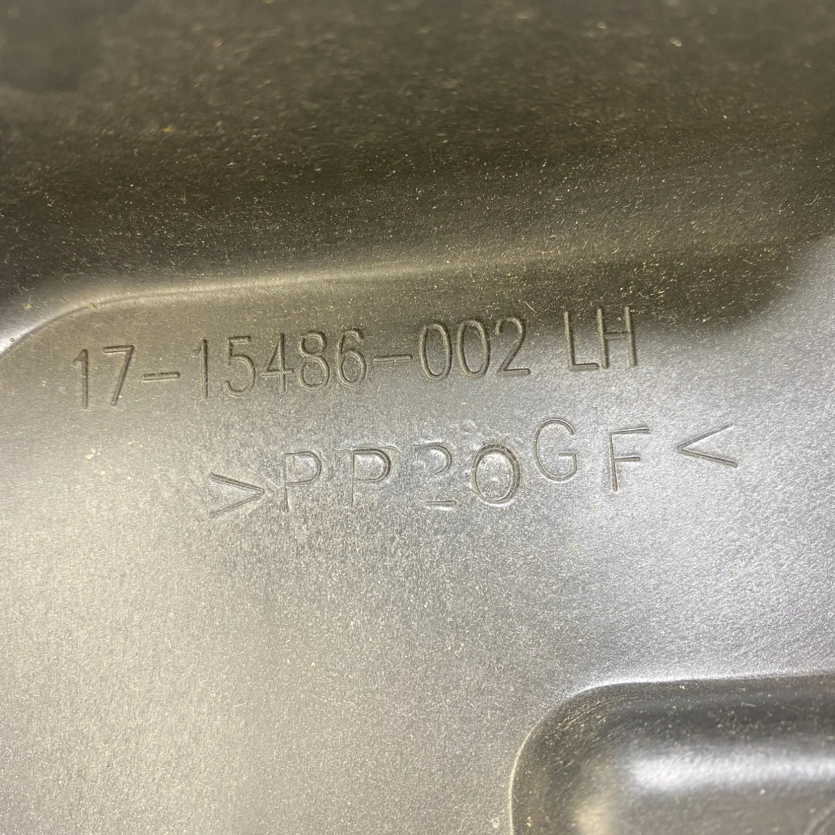 1715486002 Genuine Freightliner Left Bumper Splash Shield - Truck To Trailer