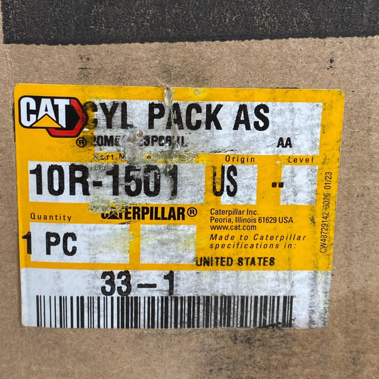 10R-1501 Genuine Cat Cylinder Pack - Truck To Trailer