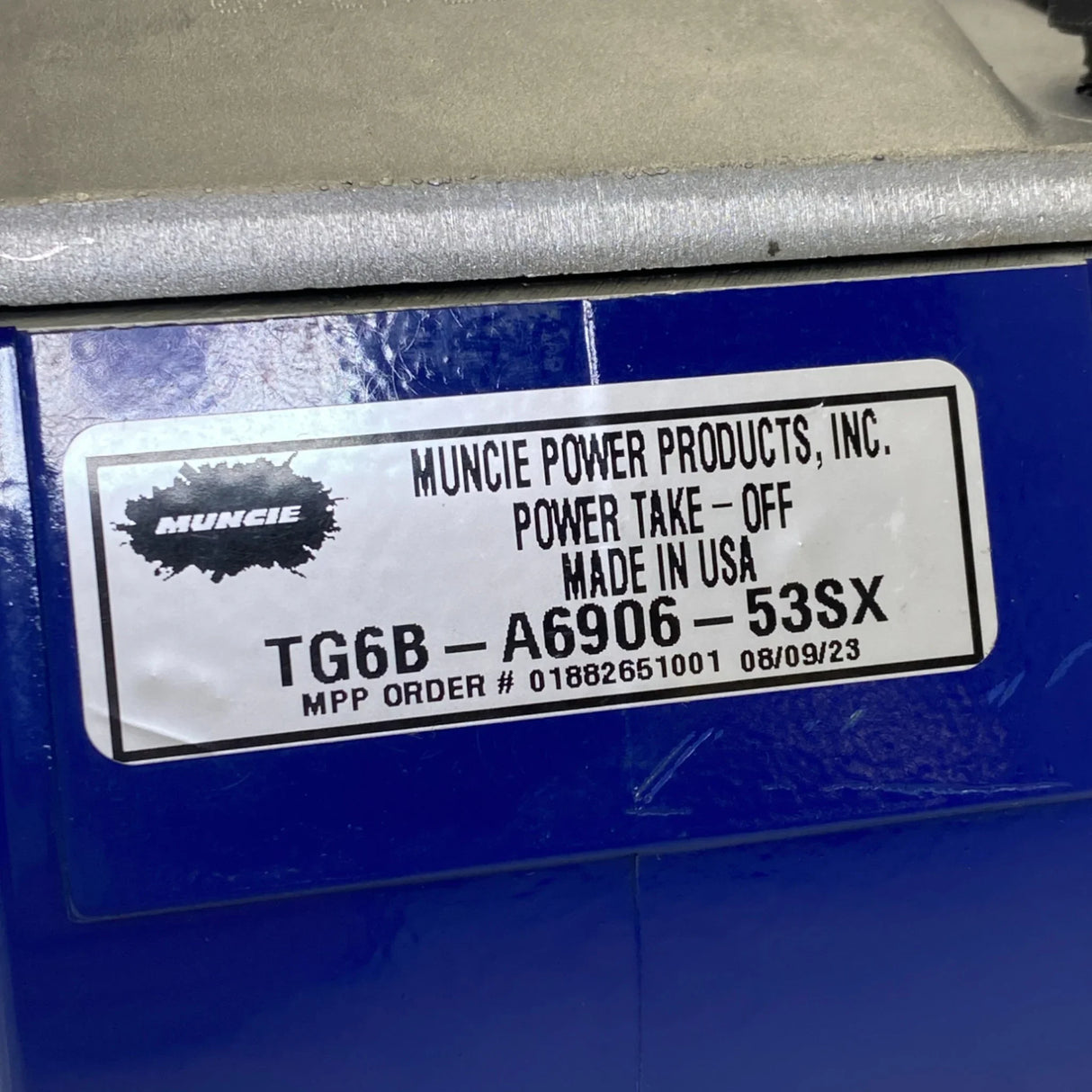 TG6B-A6906-53SX Genuine Muncie PTO Power Take Off - Truck To Trailer