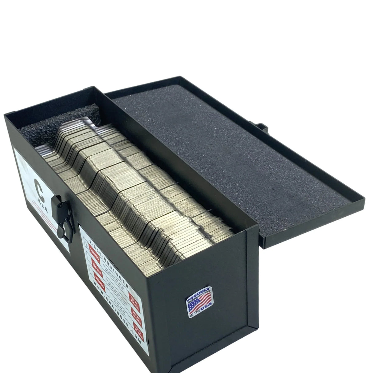 36D705 Grainger Approved Stainless Steel Slotted Shim Assortment - Truck To Trailer