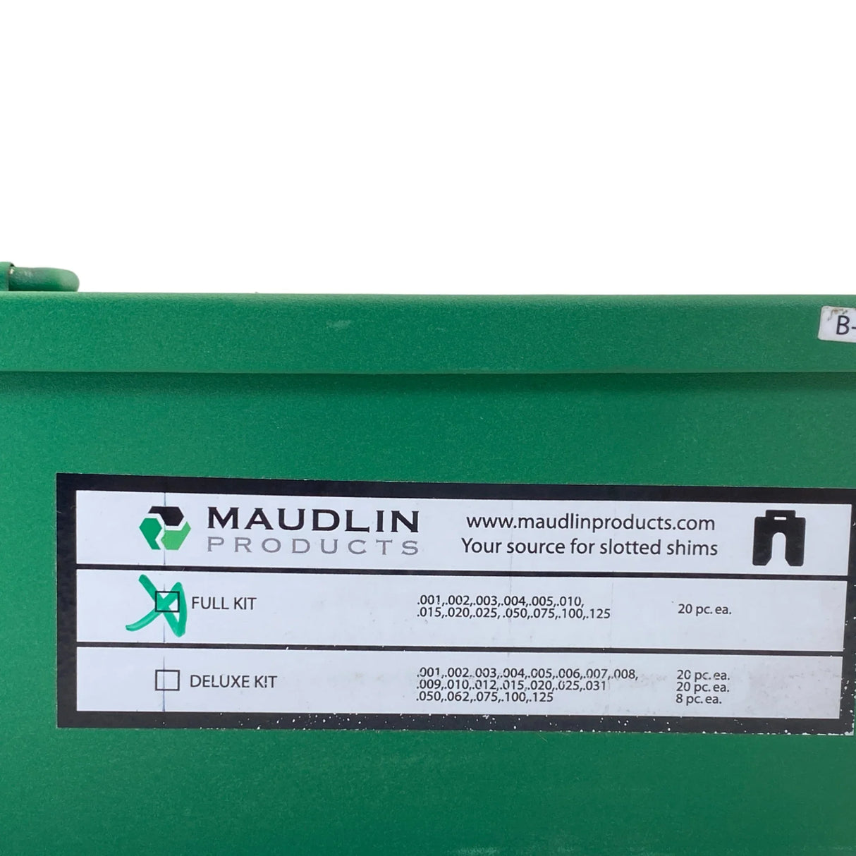 MSB3-FK Maudlin Products Stainless Steel Slotted Shim Assortment - Truck To Trailer