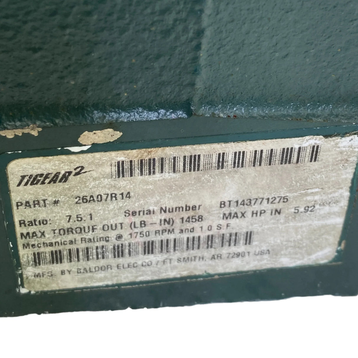 26A07R14 Dodge Tigear-2 Reducer - Truck To Trailer