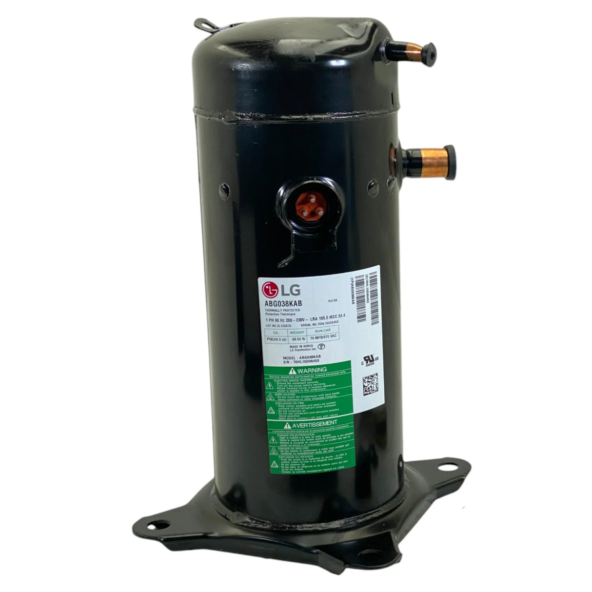 ABG038KAB Genuine LG Scroll Compressor - Truck To Trailer