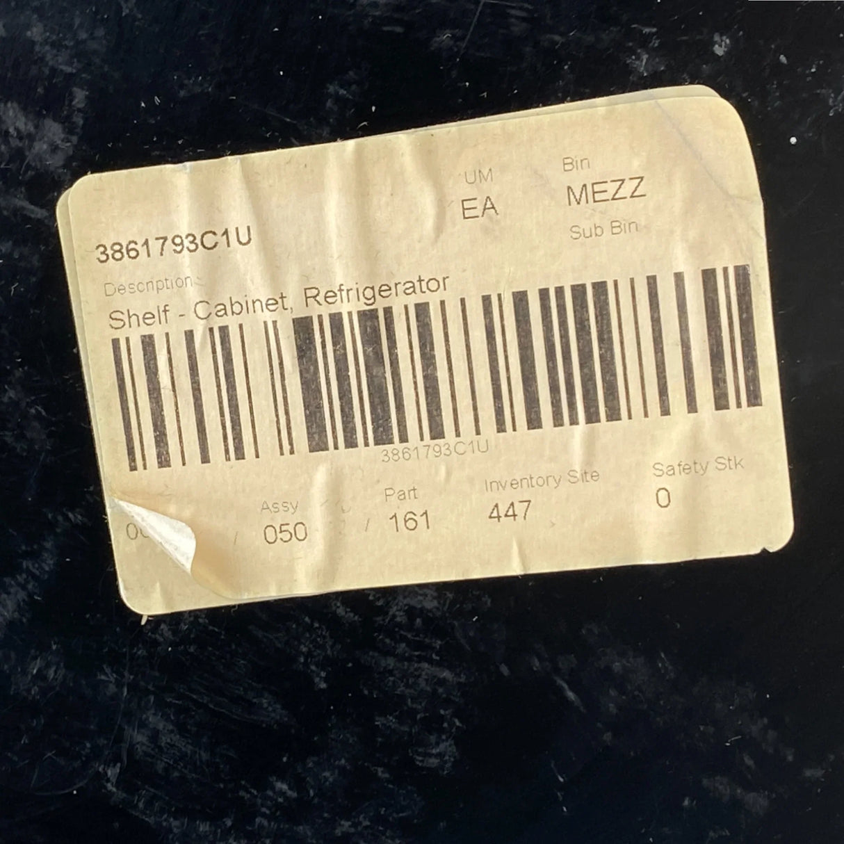 3861793C1 Genuine International Refrigerant Shelf Panel - Truck To Trailer