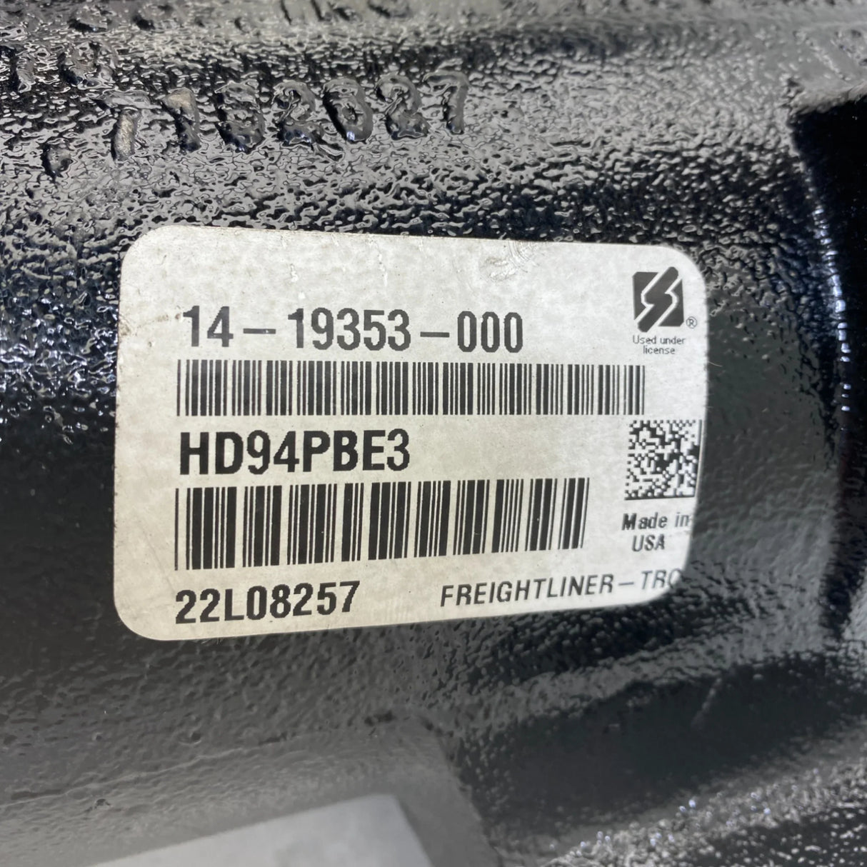 14-19353-000 Genuine Sheppard Power Steering Gear HD94 - Truck To Trailer