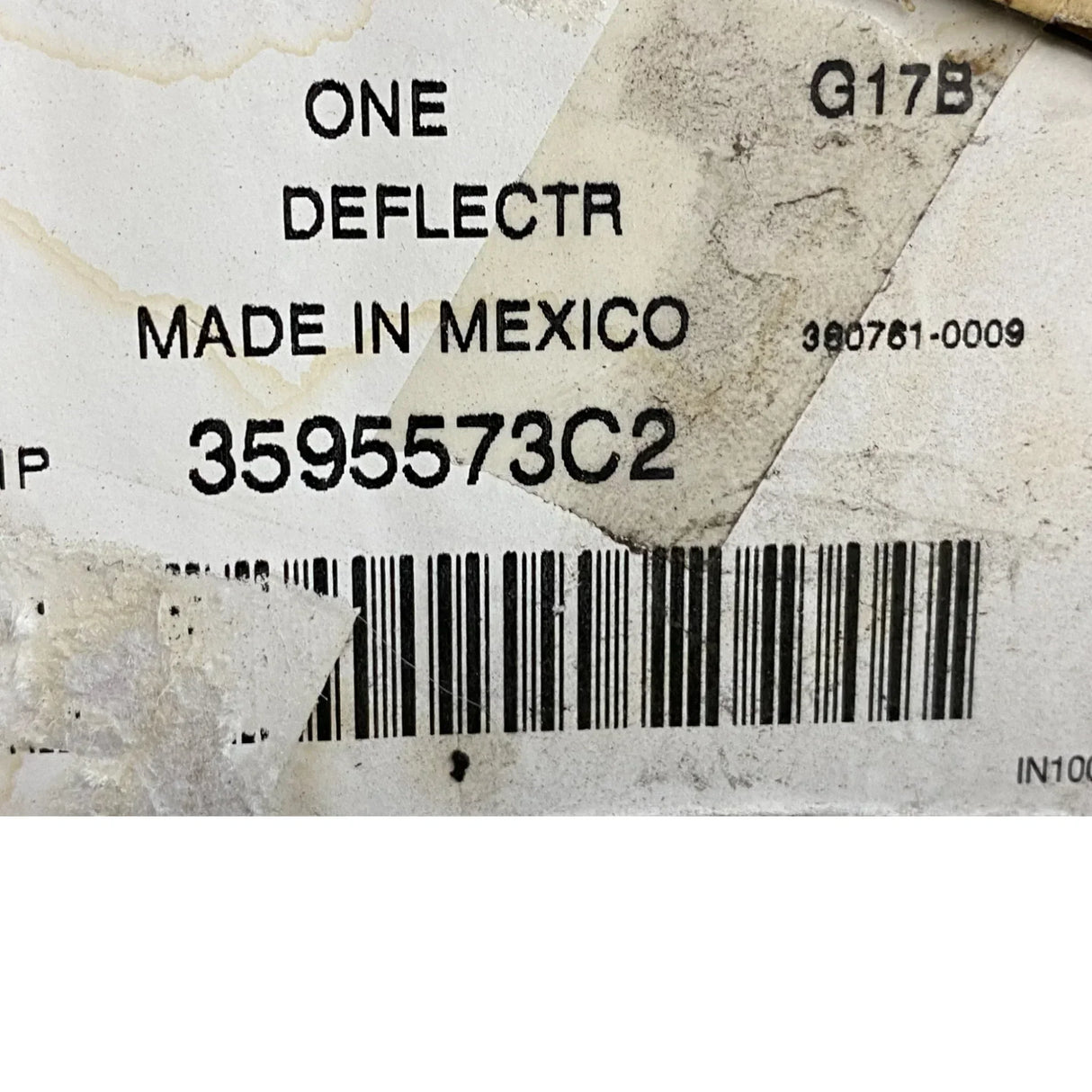 3595573P2 Genuine International Right Side Air Deflector Cab Extender - Truck To Trailer