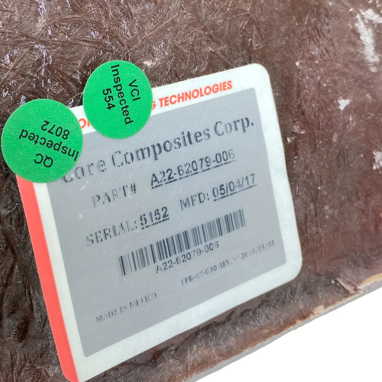 A2262079006 Genuine Freightliner Left Side Trim Tab Panel Assembly - Truck To Trailer