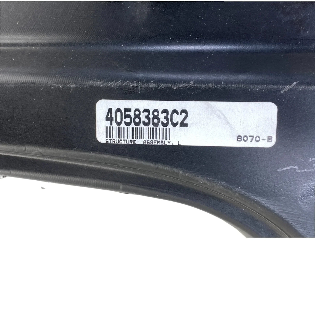 4058383C1 Genuine International Left Side Bumper Support Structure - Truck To Trailer