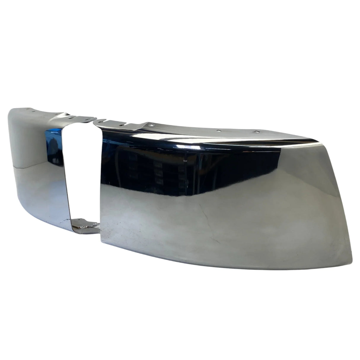 FR-115A L FR-115A R Freightliner Chrome Front Bumper Left & Right Side Corner - Truck To Trailer