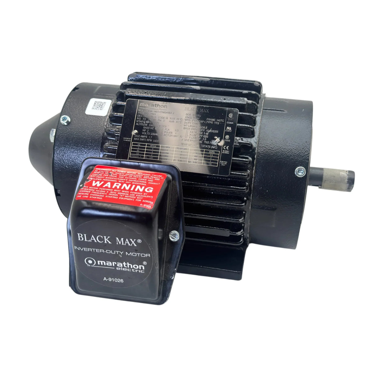 145THTN6046BAJ Genuine Marathon Inverter Vector Duty Motor 230/460V - Truck To Trailer