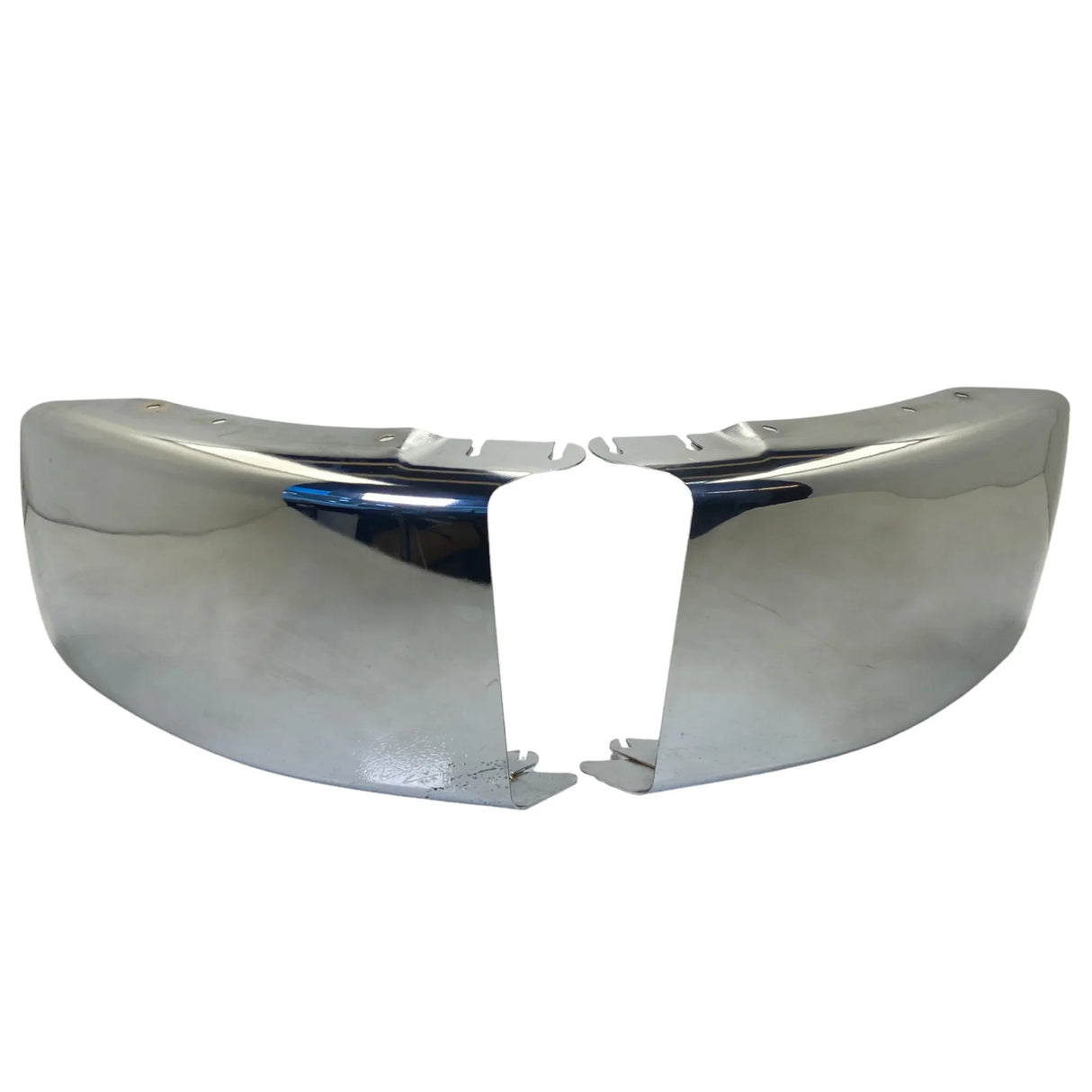 FR-115A L FR-115A R Freightliner Chrome Front Bumper Left & Right Side Corner - Truck To Trailer