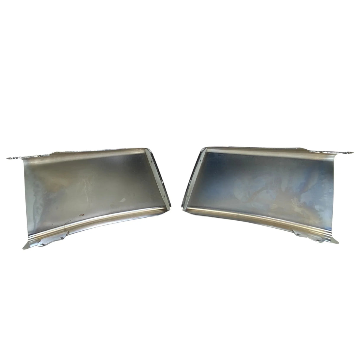 FR-115A L FR-115A R Freightliner Chrome Front Bumper Left & Right Side Corner - Truck To Trailer