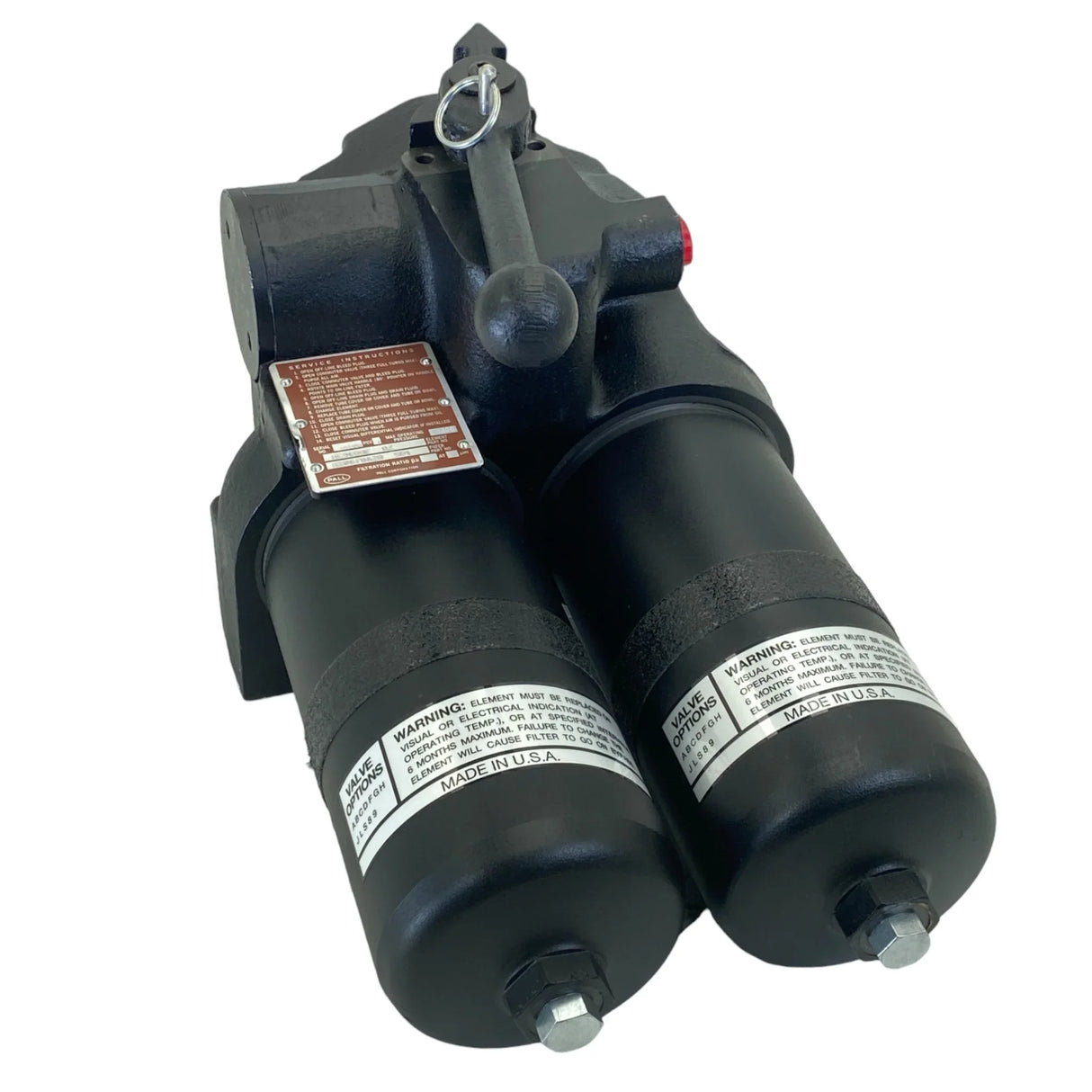 HZ8670A20 Pall Hydraulic Duplex Filter Assembly - Truck To Trailer