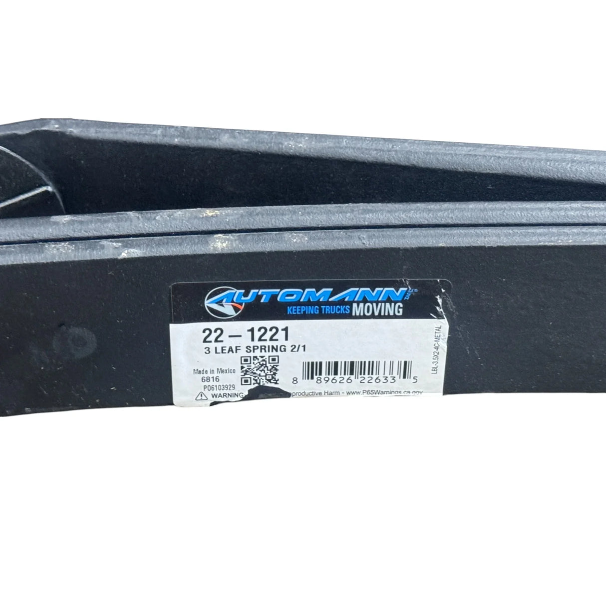 22-1221 Automann 3 Leaf Spring 2/1 - Truck To Trailer