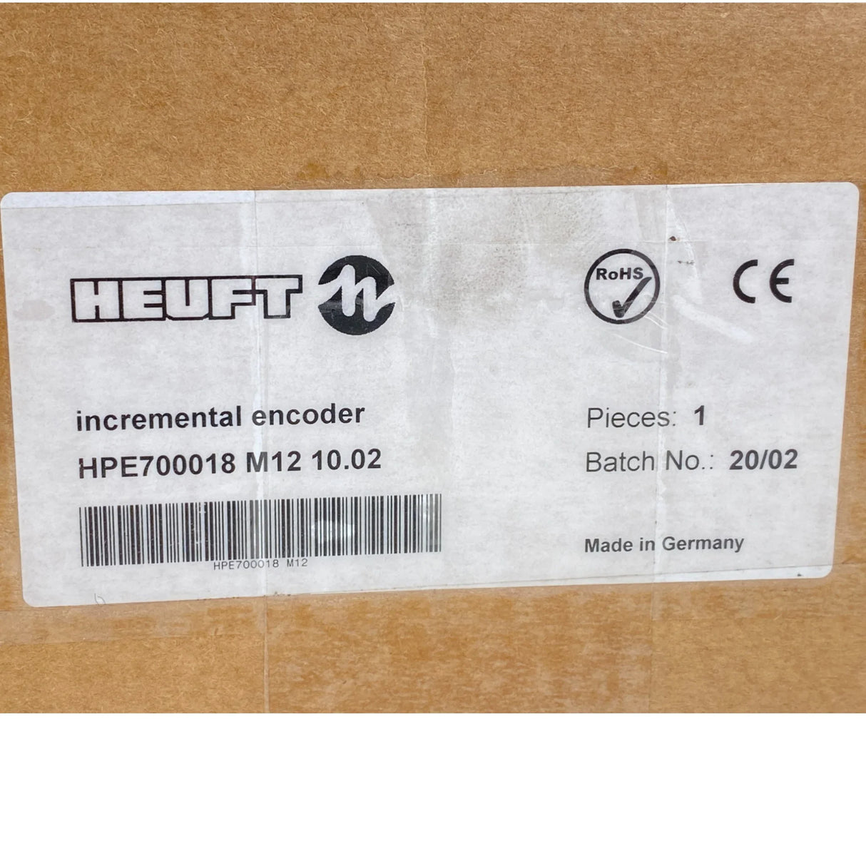 HPE700018 Heuft Incremental Encoder - Truck To Trailer