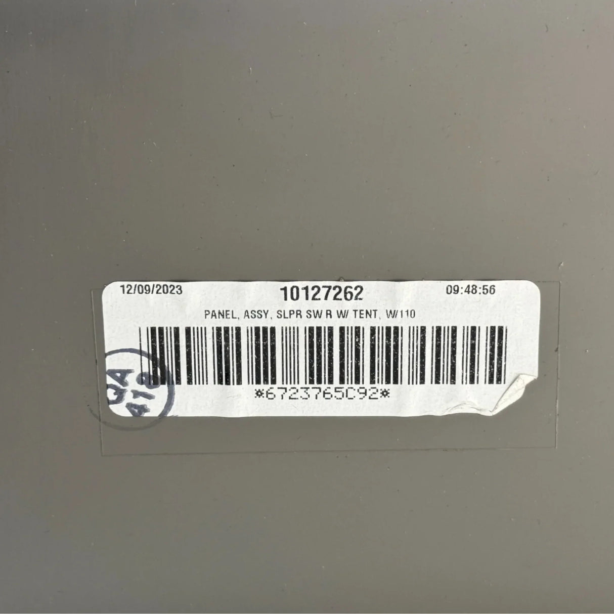 6723765C91 Genuine International Sleeper Side Rear Panel Assembly - Truck To Trailer