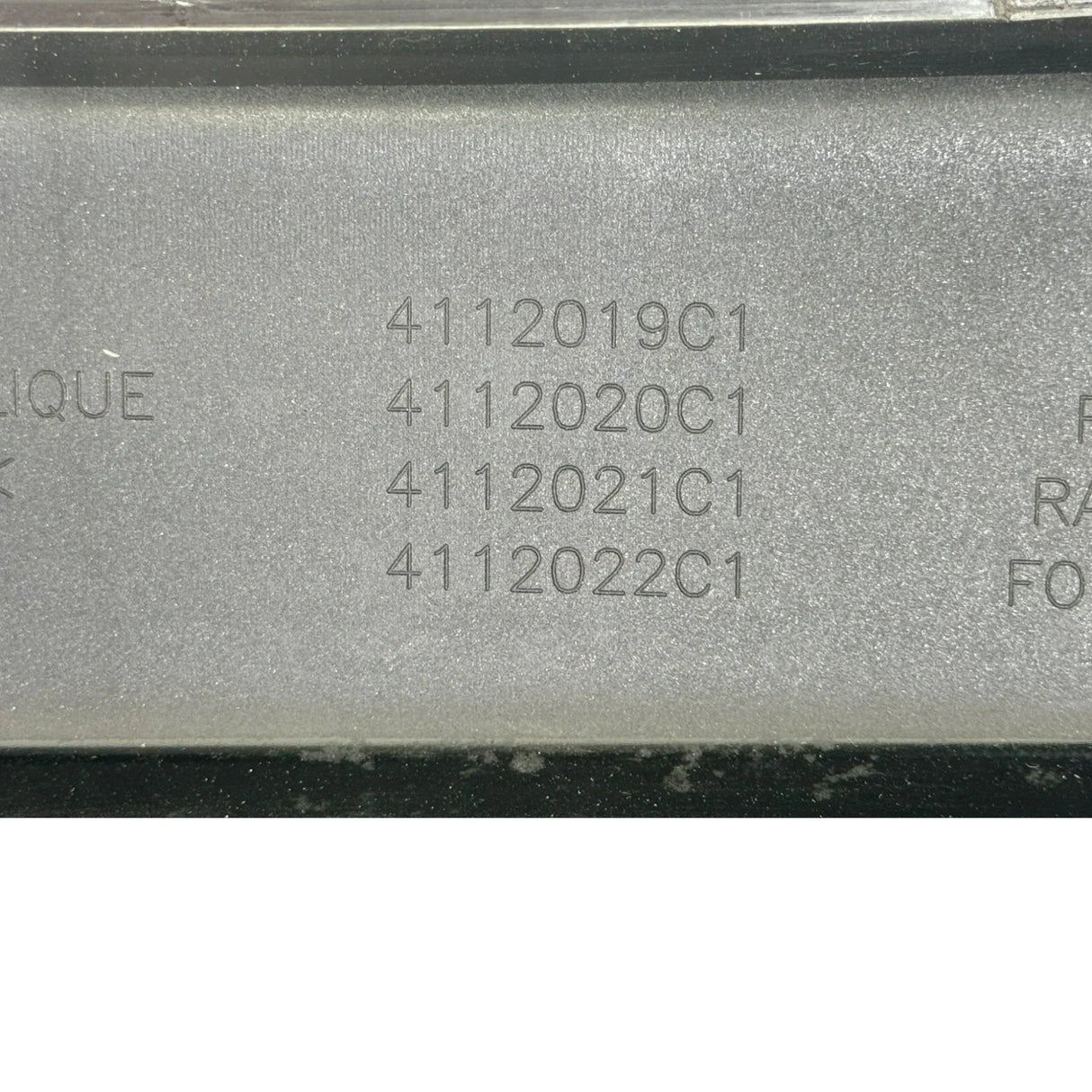 4112022C1 Genuine International Bumper Applique - Truck To Trailer