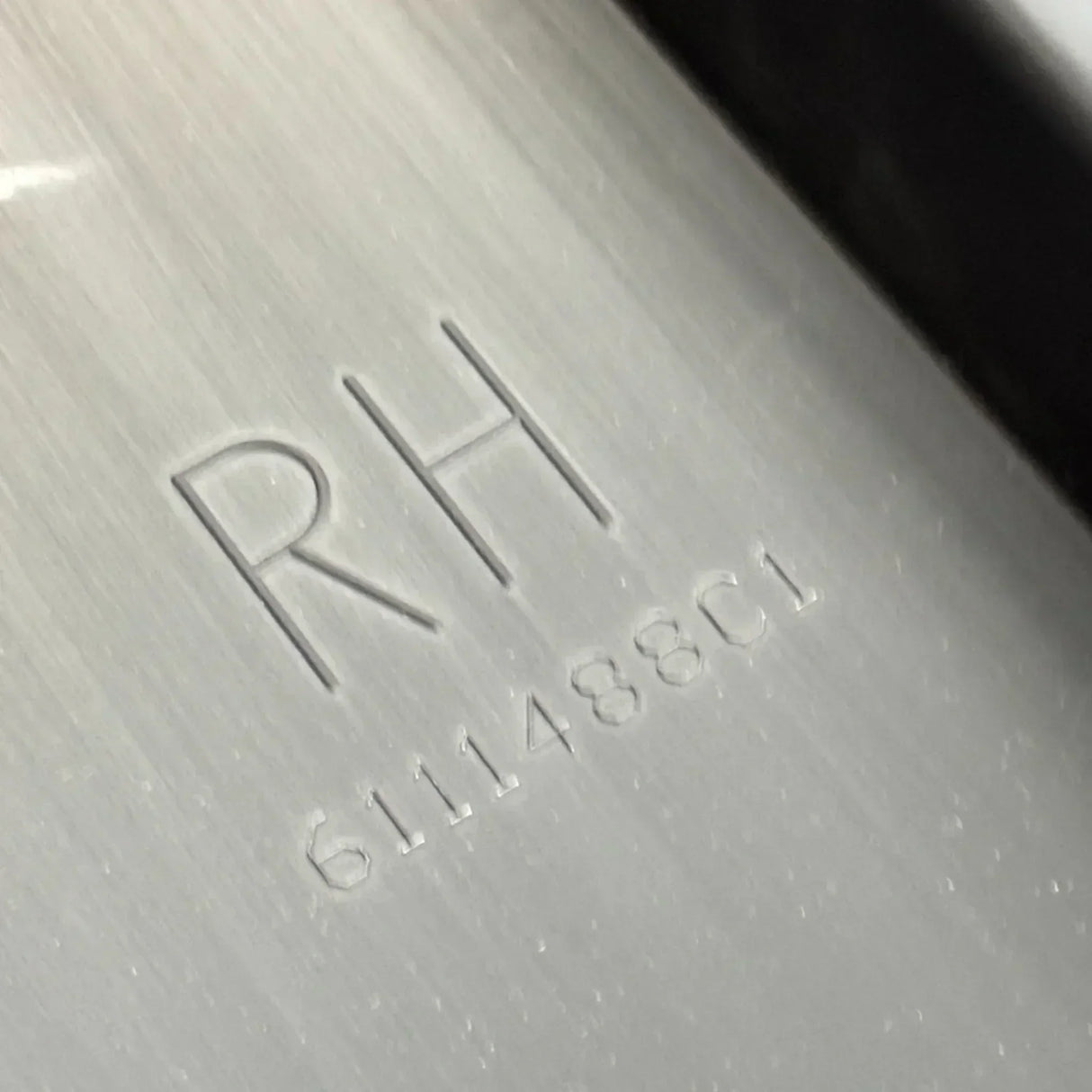 3840930C3 Genuine International Black Right Side Air Deflector - Truck To Trailer