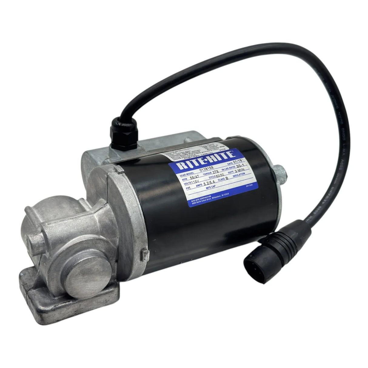 0138158 Genuine Rite Hite Motor Single Phase - Truck To Trailer