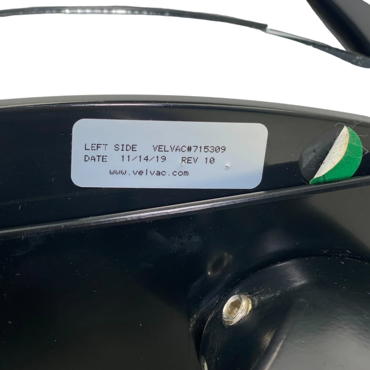 715309 Velvac Left Side Door Mirror Assembly - Truck To Trailer