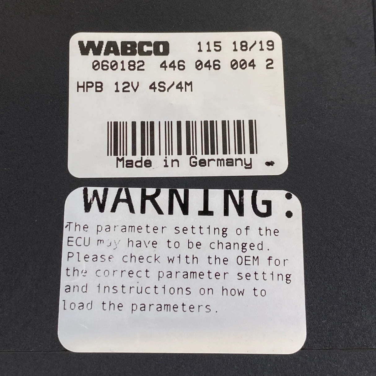 446 046 004 2 Genuine Wabco ABS ECU Electronic Control Unit - Truck To Trailer