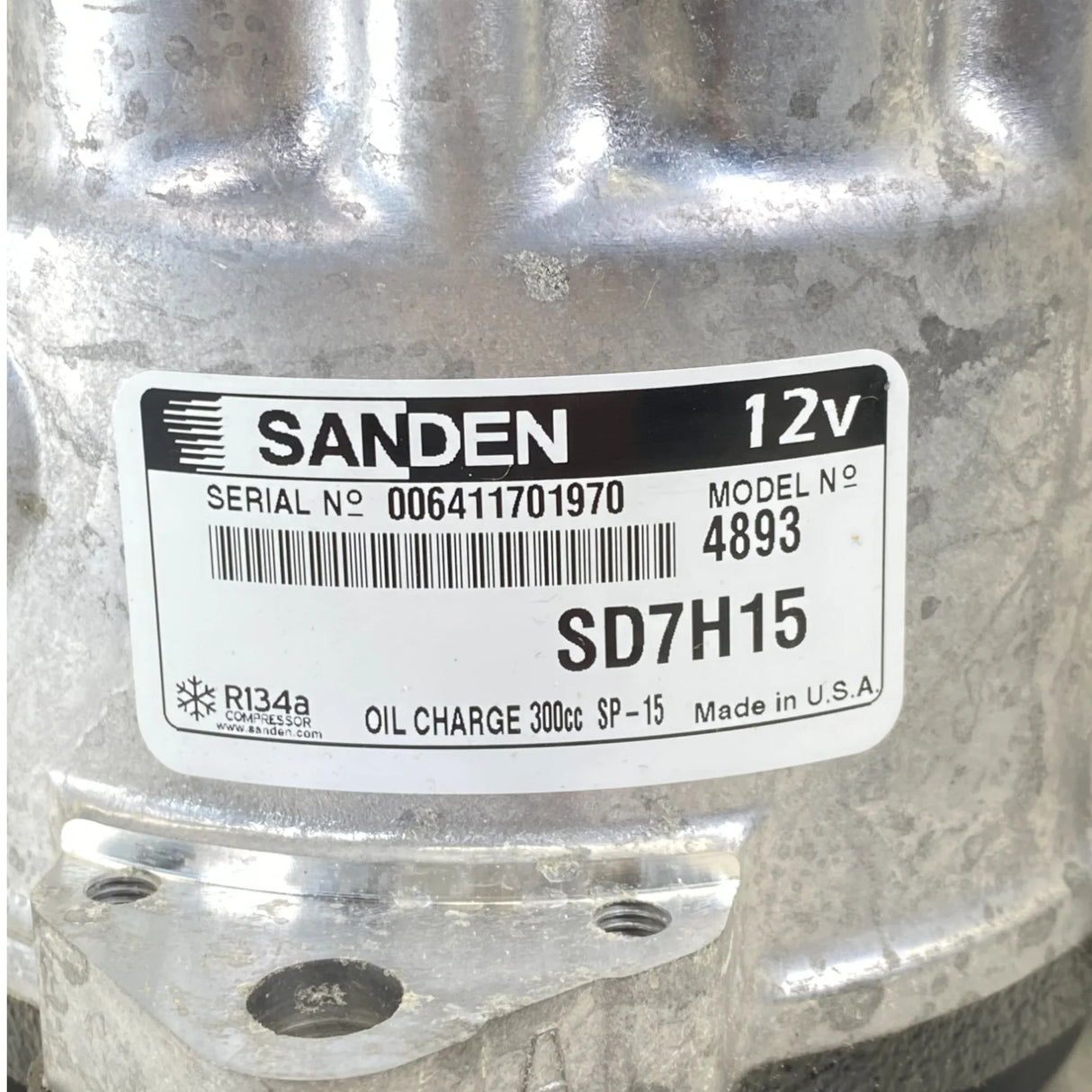 ACC2670 Genuine Sanden A/C Compressor 4893 - Truck To Trailer