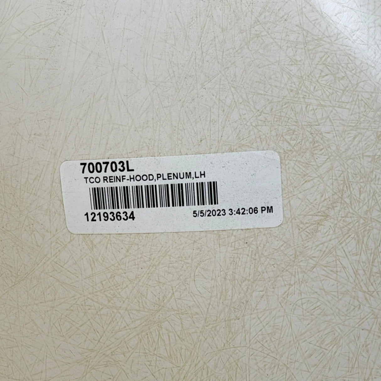 A1720518000 Genuine Freightliner Left Side Hood Plenum Reinforcement - Truck To Trailer