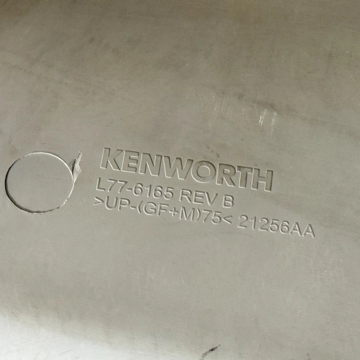 L776165 Genuine Paccar Left Side Hood Reinforcement - Truck To Trailer