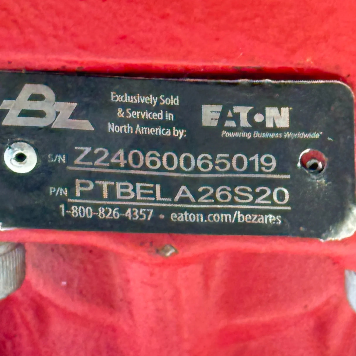 Ptbeld26S20 Genuine Eaton Bezares Hydraulic Gear Pump - Truck To Trailer