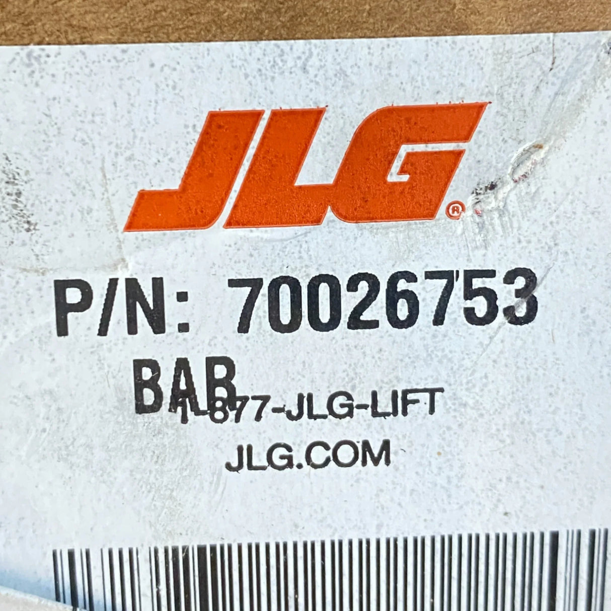 70026753 Genuine JLG Tie Rod - Truck To Trailer