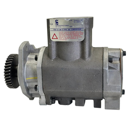 3558022 Genuine Cummins Air Compressor W/O Cylinder Head - Truck To Trailer