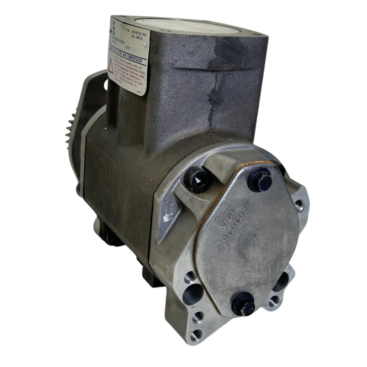 3558022 Genuine Cummins Air Compressor W/O Cylinder Head - Truck To Trailer