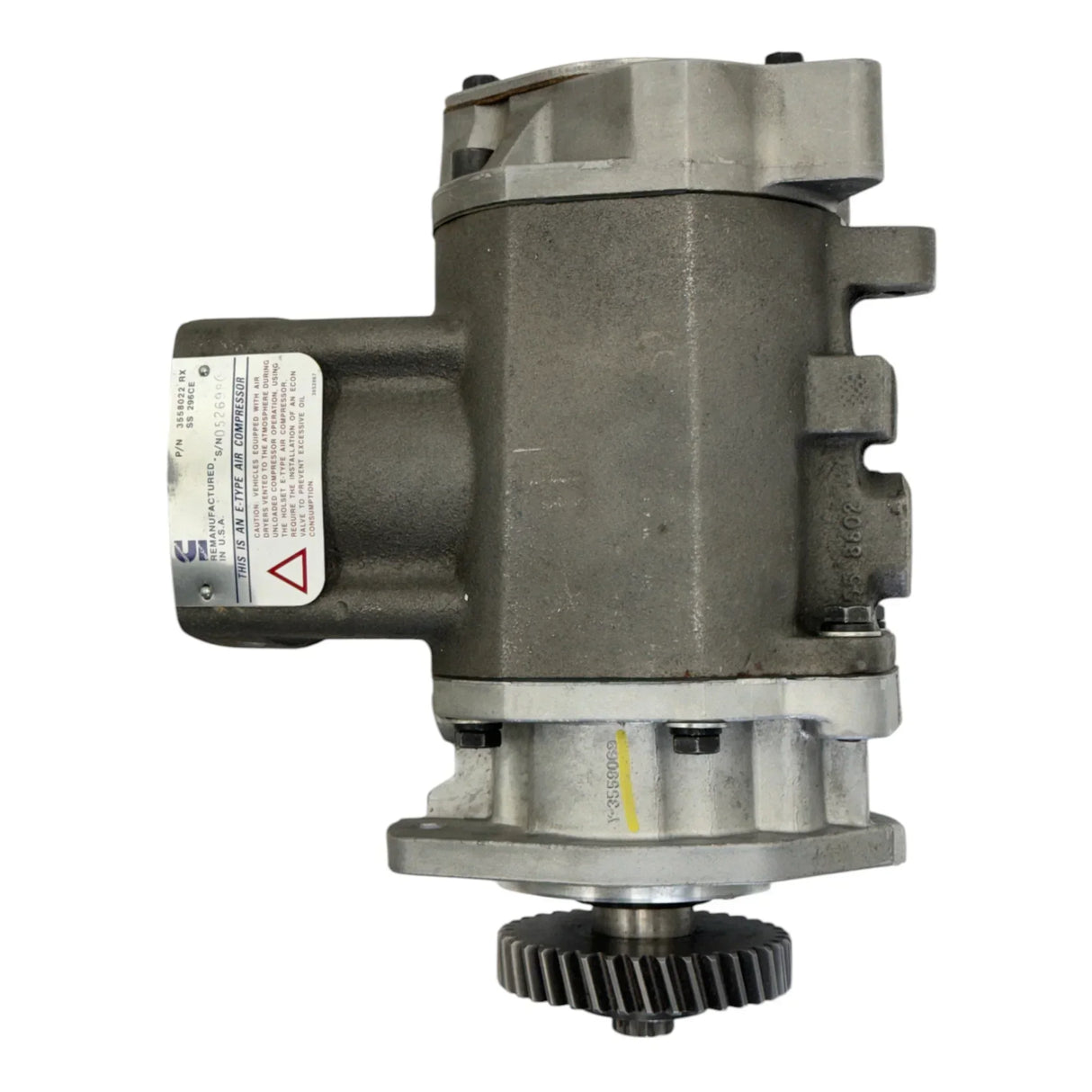 3558022 Genuine Cummins Air Compressor W/O Cylinder Head - Truck To Trailer