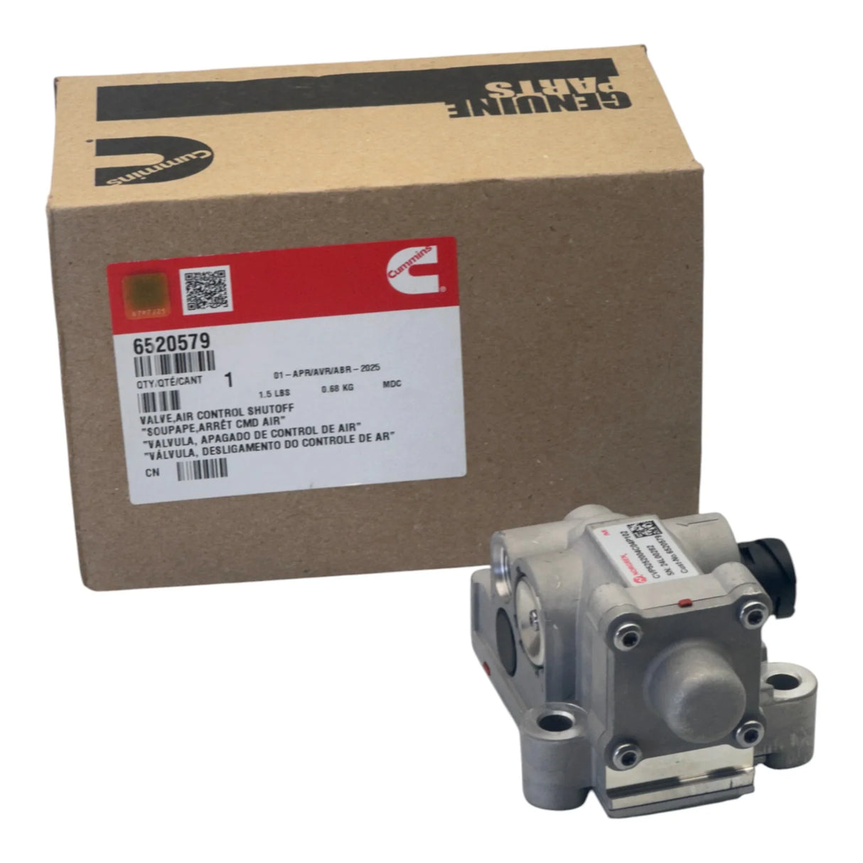 2836554 Genuine Cummins Air Brake Control Valve - Truck To Trailer