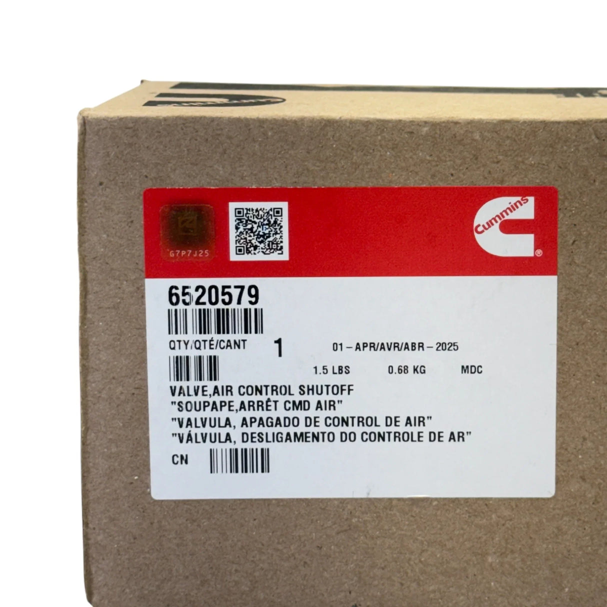 2836554 Genuine Cummins Air Brake Control Valve - Truck To Trailer