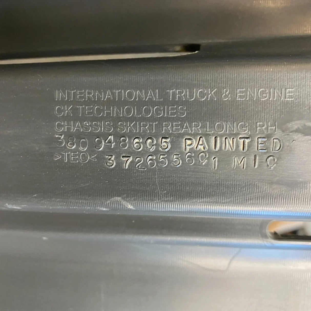 3809486C5 Genuine International Rear Right Side Long Sleeper Panel - Truck To Trailer