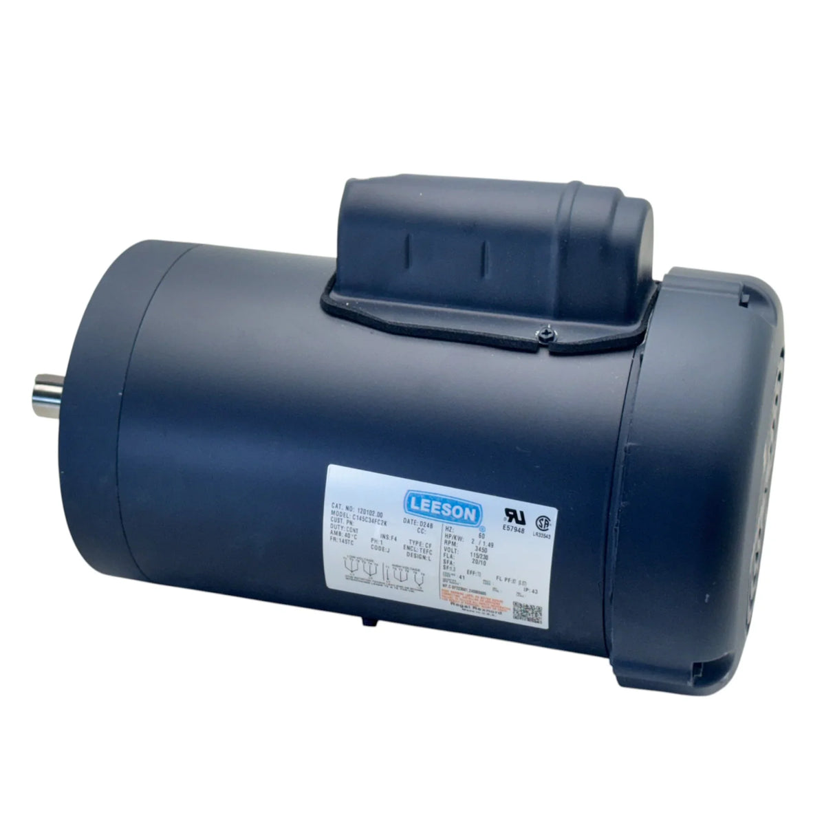 120102.00 Leeson Electric Motor 115/208-230V - Truck To Trailer