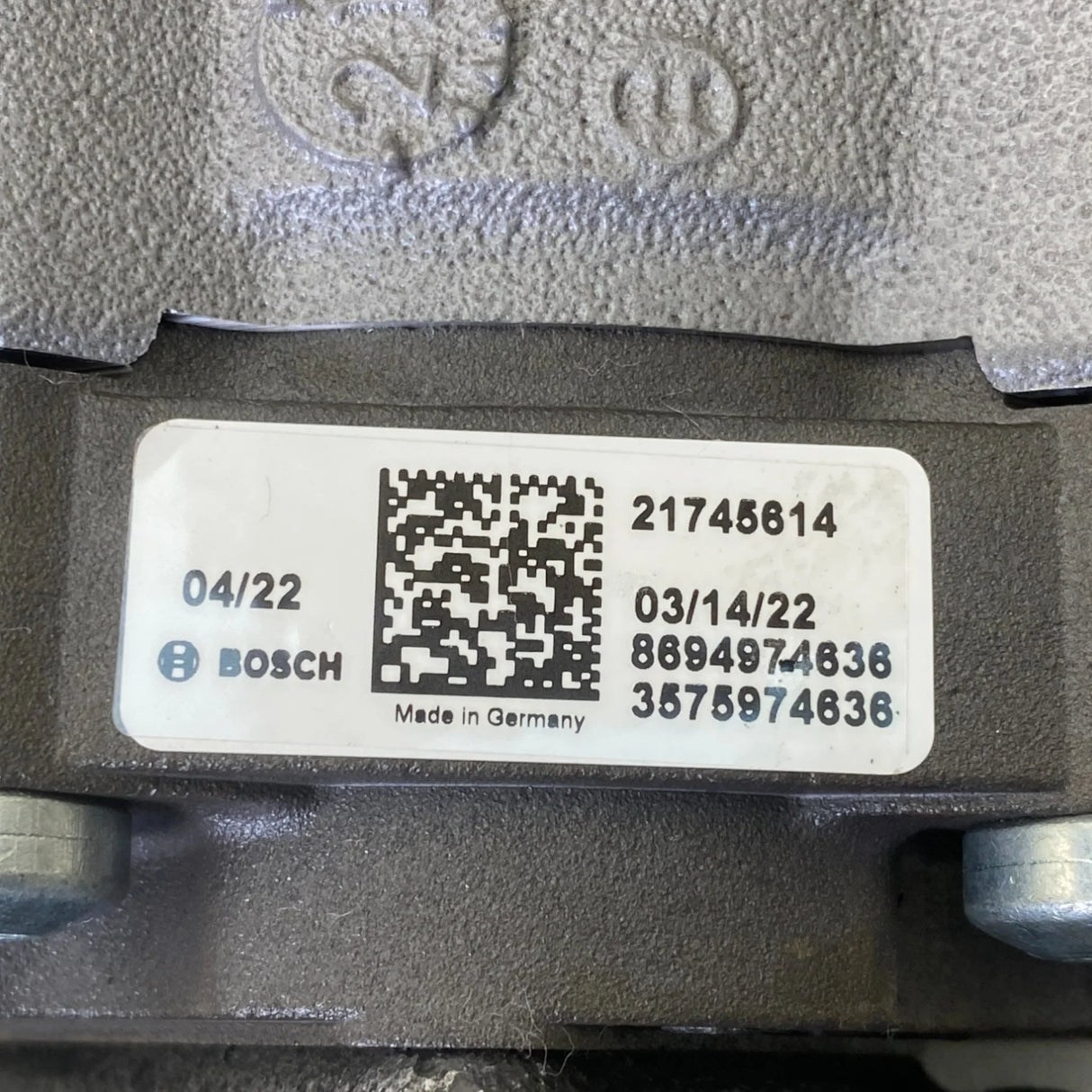 21745614 Mack/Bosch Power Steering Pump/ Fuel Pump Tandem Pump For Mack - Truck To Trailer