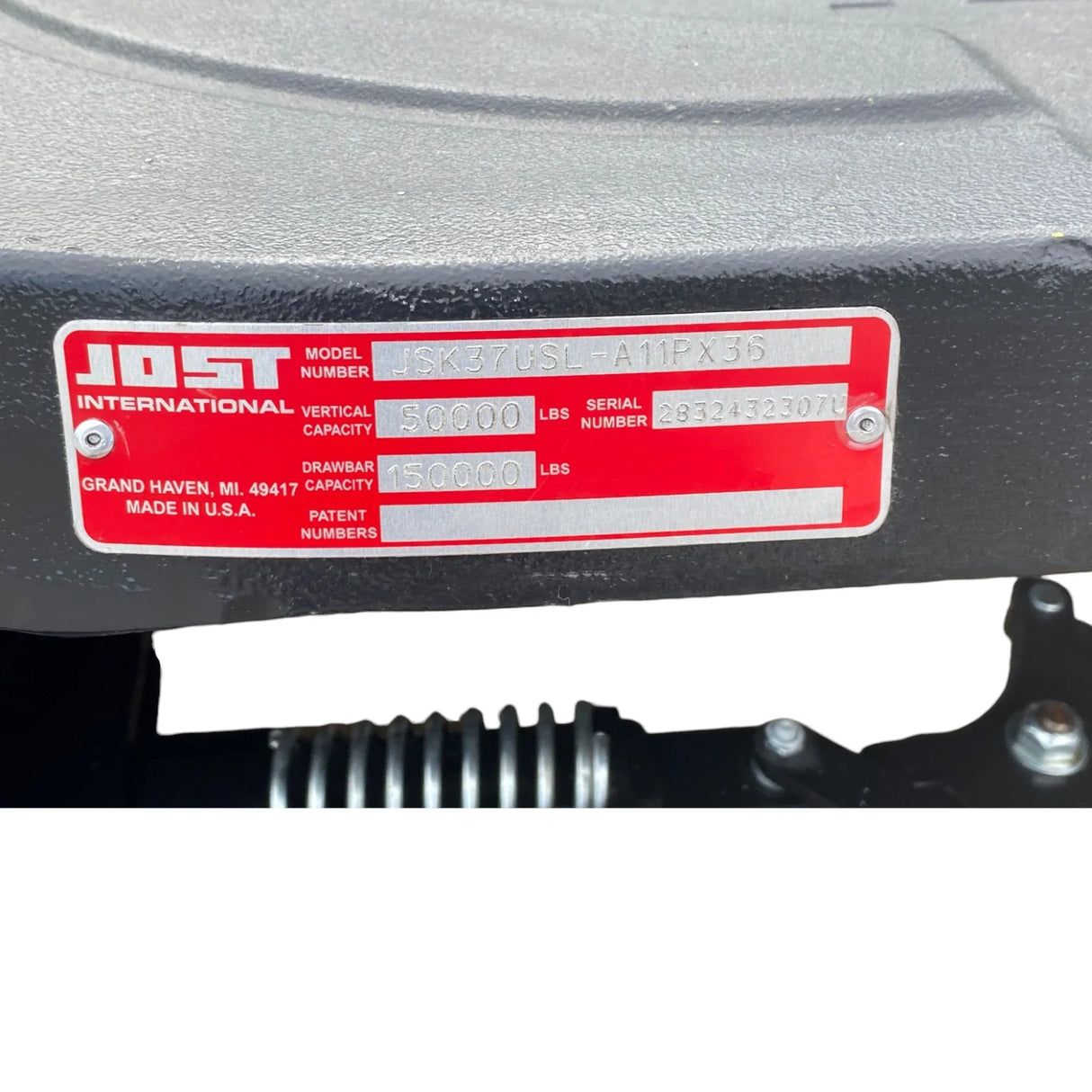 JSK37USL Jost Wheel Fifth Wheel Top Plate Assembly - Truck To Trailer