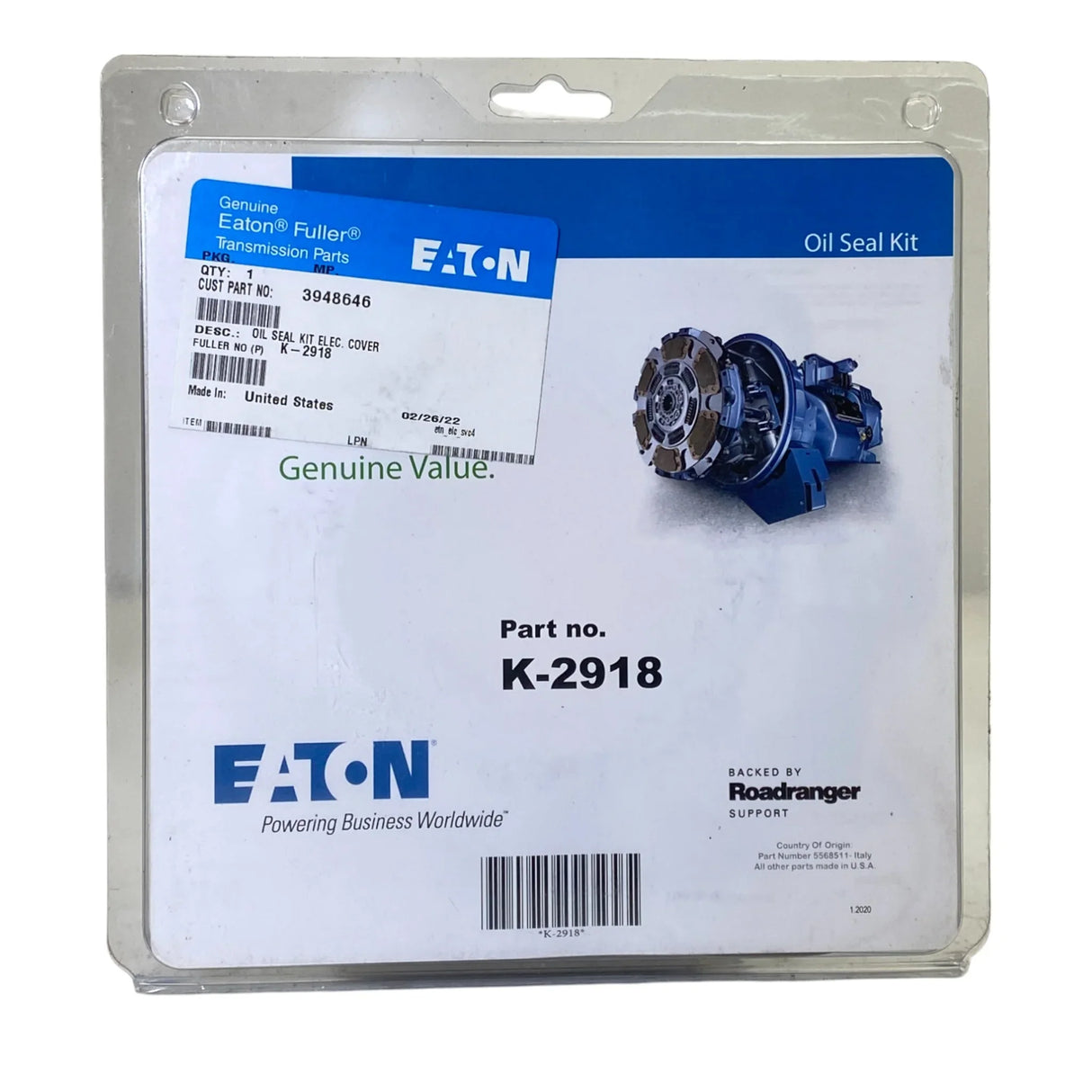 K-2918 Genuine Eaton Oil Seal Kit - Truck To Trailer