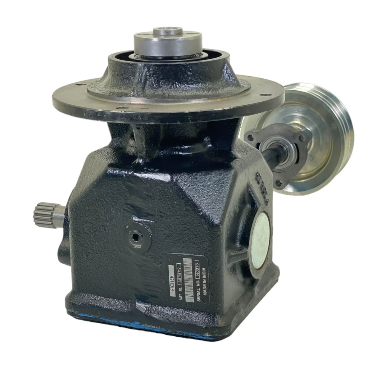 AM148486 Genuine John Deere Mower Deck Dual Output Gear Assembly - Truck To Trailer