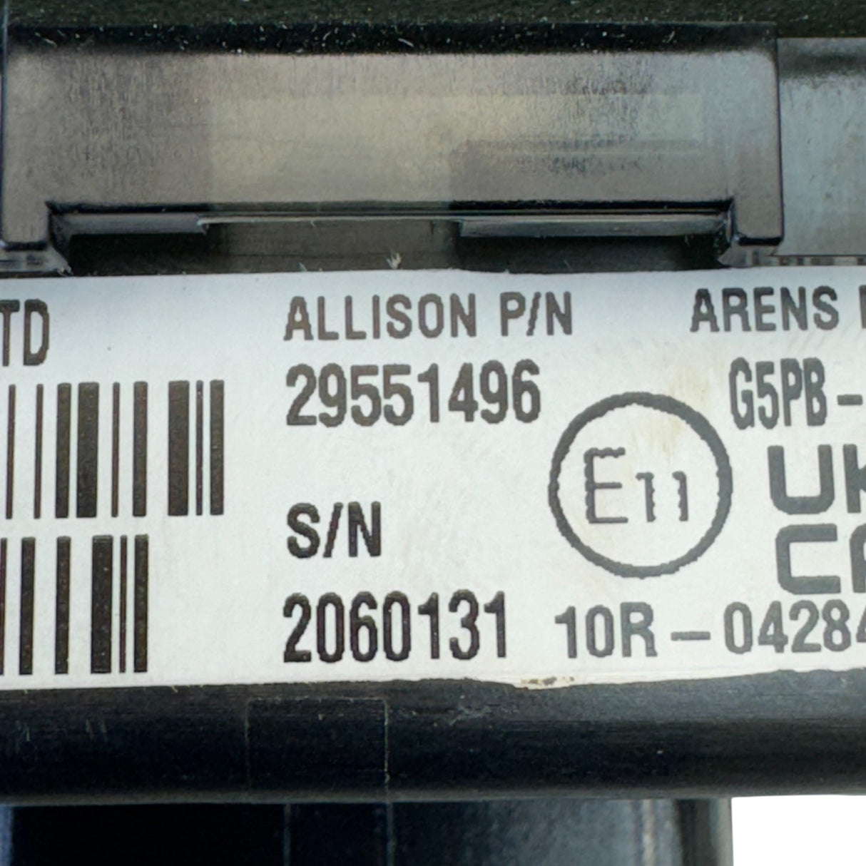 29544830 Genuine Allison Push Button Shift Selector