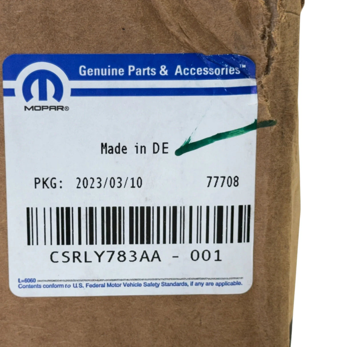 CSRLY783AA Genuine Mopar Fuel Injection Kit - Truck To Trailer