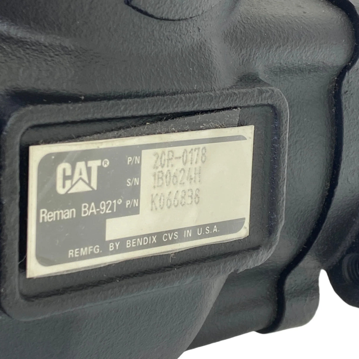 20R-0178 Genuine Caterpillar Air Brake Compressor BA-921 - Truck To Trailer