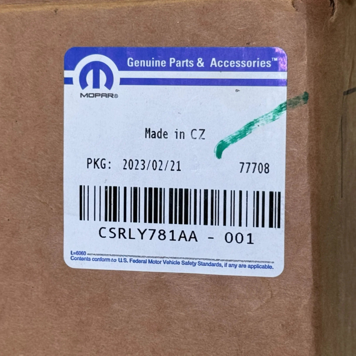 CSRLY781AA Genuine Mopar Fuel Pump - Truck To Trailer