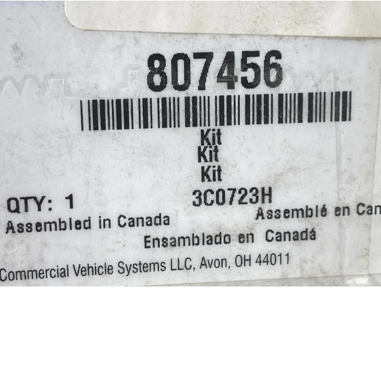 807456 Genuine Bendix Air Brake Camshaft Repair Kit - Truck To Trailer