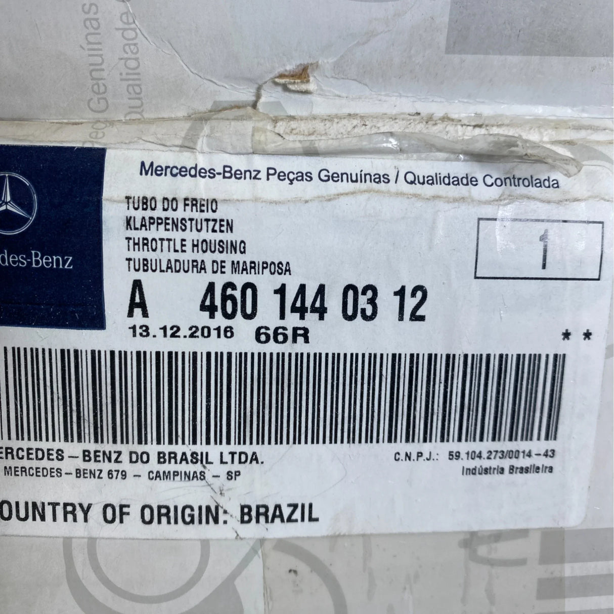 A4601440312 Genuine Detroit Diesel Throttle Housing - Truck To Trailer