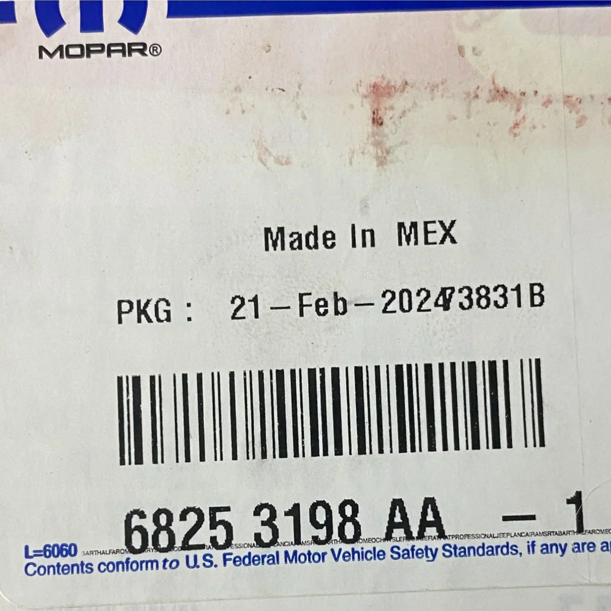 68067161AA Genuine Mopar Intake Throttle Valve - Truck To Trailer