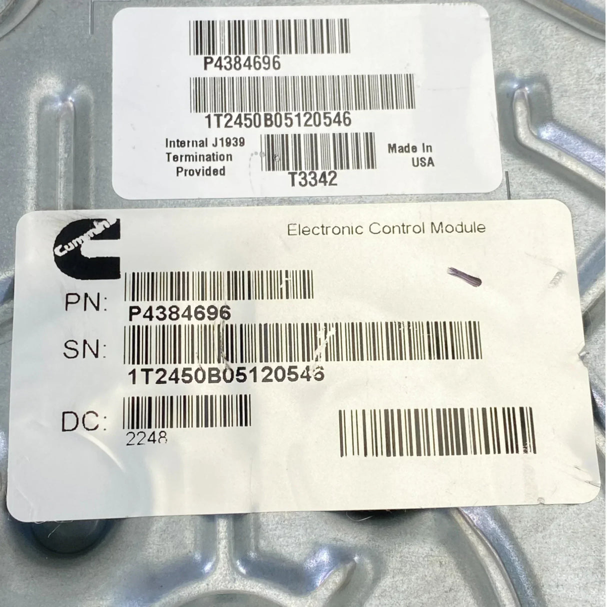 4384696RX Genuine Cummins ECM Electronic Control Module - Truck To Trailer